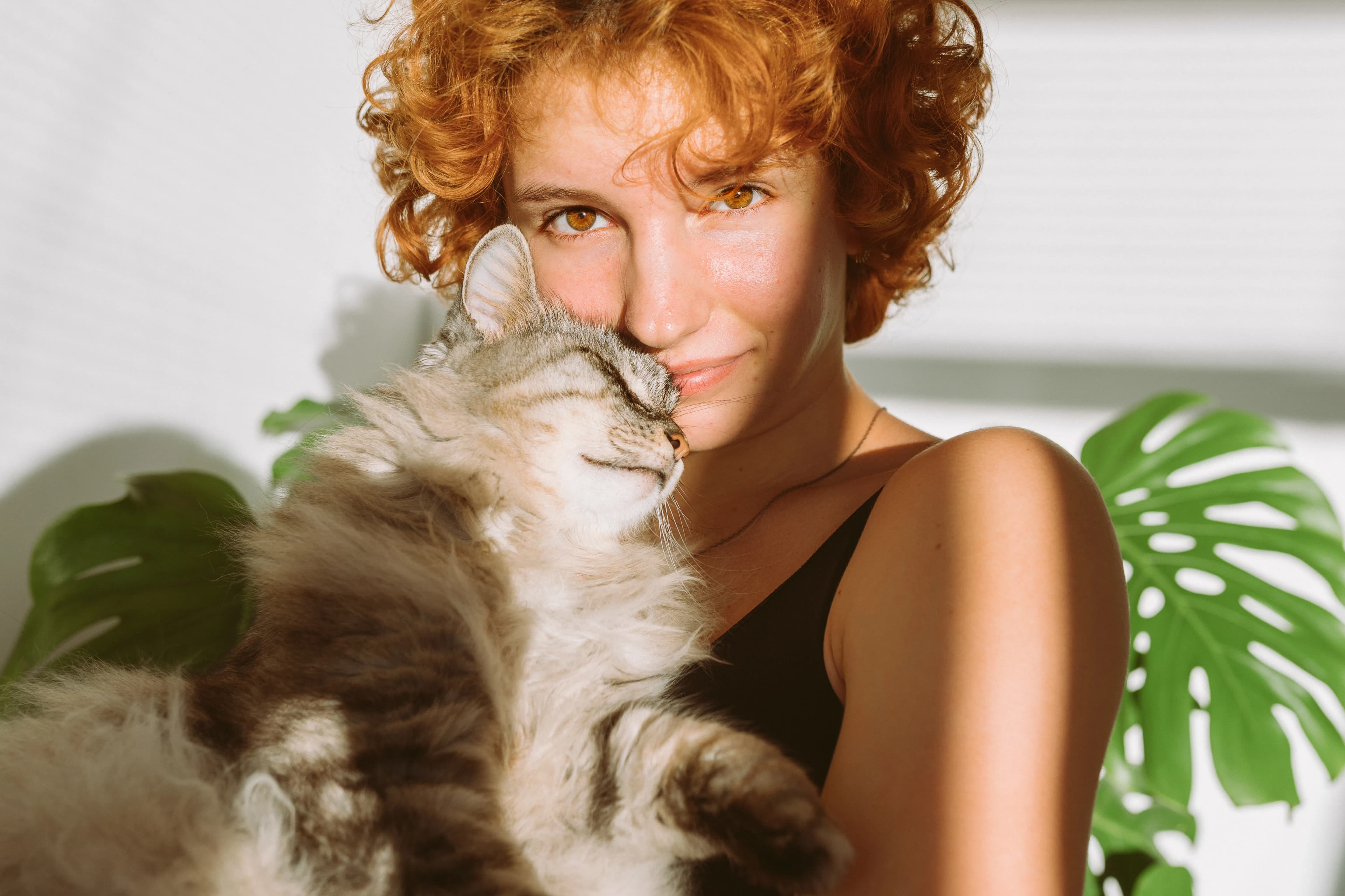 A pet sharing a close connection with their person by PetLens